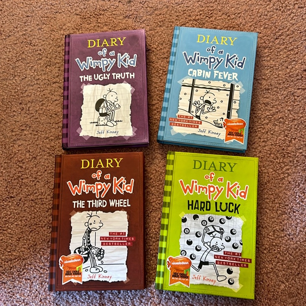 Diary of a Wimpy Kid Hardcover Bundle #5-8